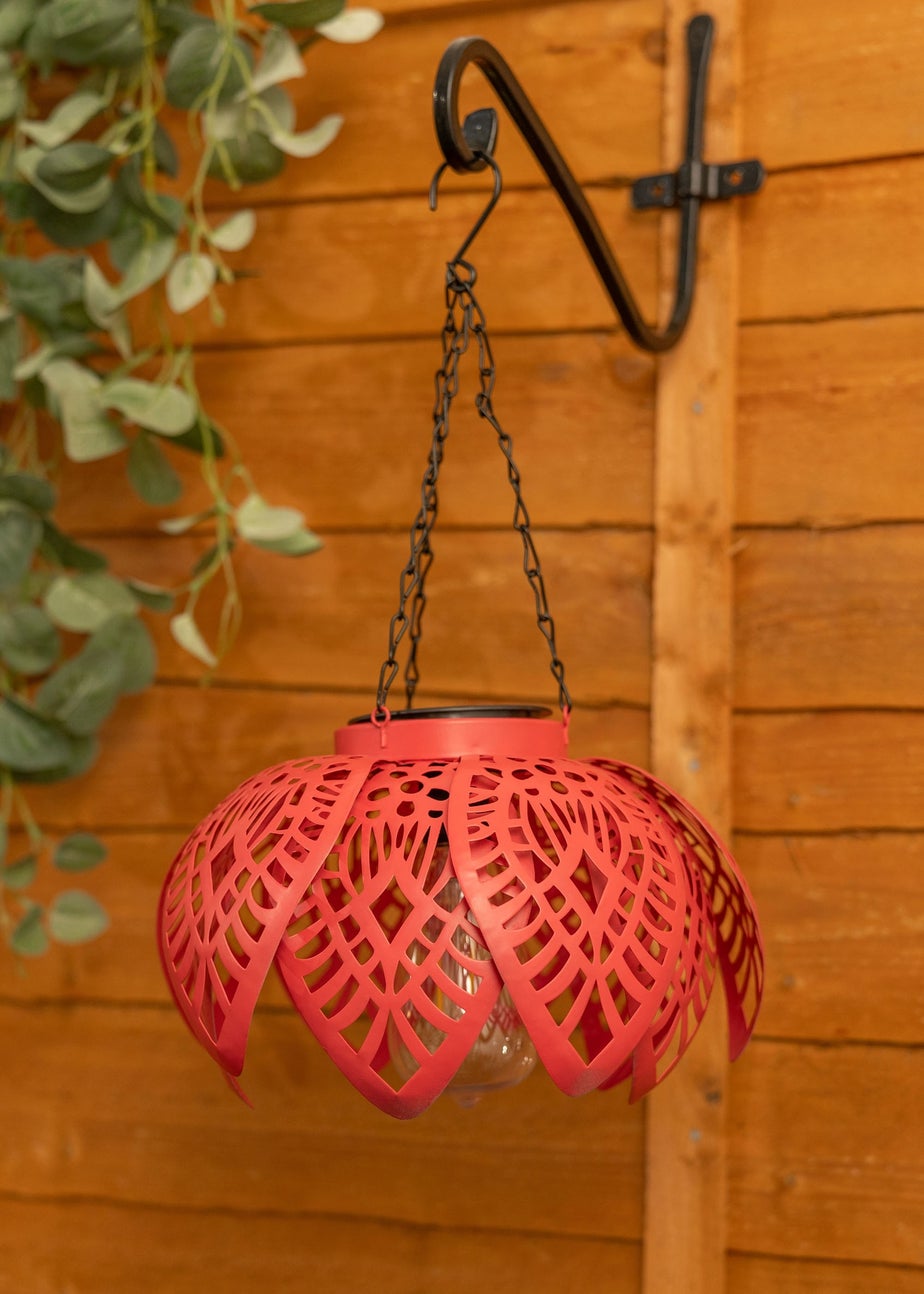 ValueLights Coral Artichoke Hanging Solar Light (41cm x 20cm x 20cm)