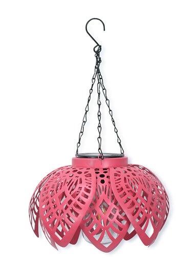 ValueLights Coral Artichoke Hanging Solar Light (41cm x 20cm x 20cm)