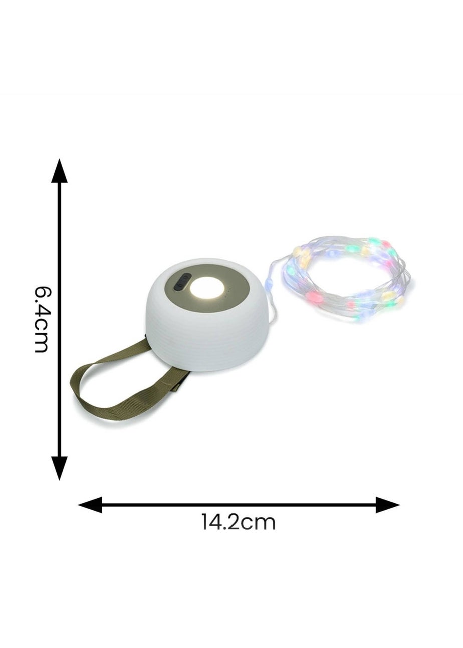ValueLights Green Camping Solar Light USB Charging (6.4cm x 14.2cm x 14.2cm)