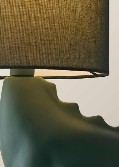 ValueLights Green Dinosaur Table Lamp (46.5cm x 33cm x 21.5cm)