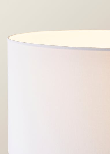 ValueLights Hiru Natural Wood 3 Tier Shelf Floor Lamp (25cm x 47cm x 47.5cm)