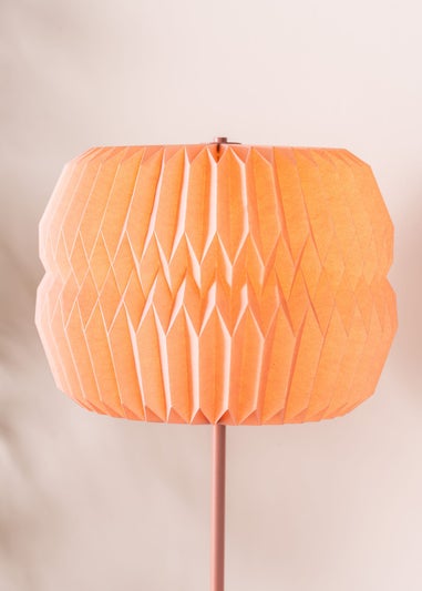ValueLights Pink Rust Floor Lamp (143cm x 38.8cm x 38.8cm)