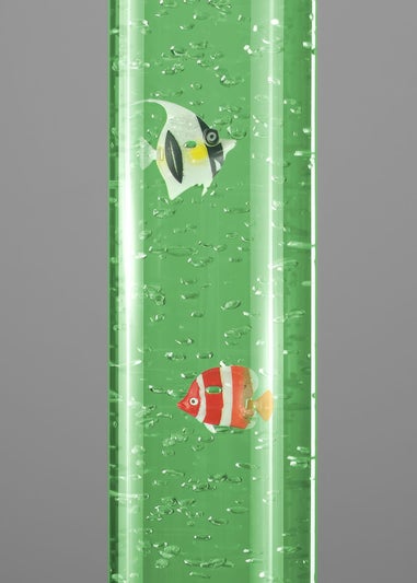 ValueLights Silver LED Colour Changing Bubble Lamp 6 Fish (90.5cm x 18cm x 18cm)