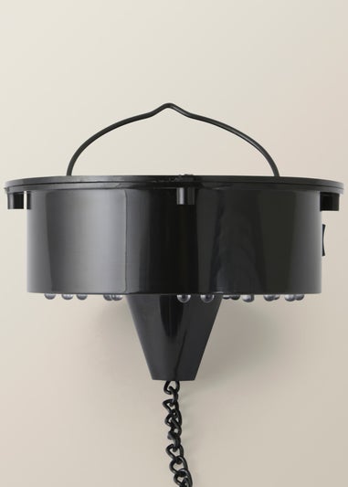 ValueLights Silver Rotating Disco Mirror Ball Ceiling Light (50cm x 20cm)