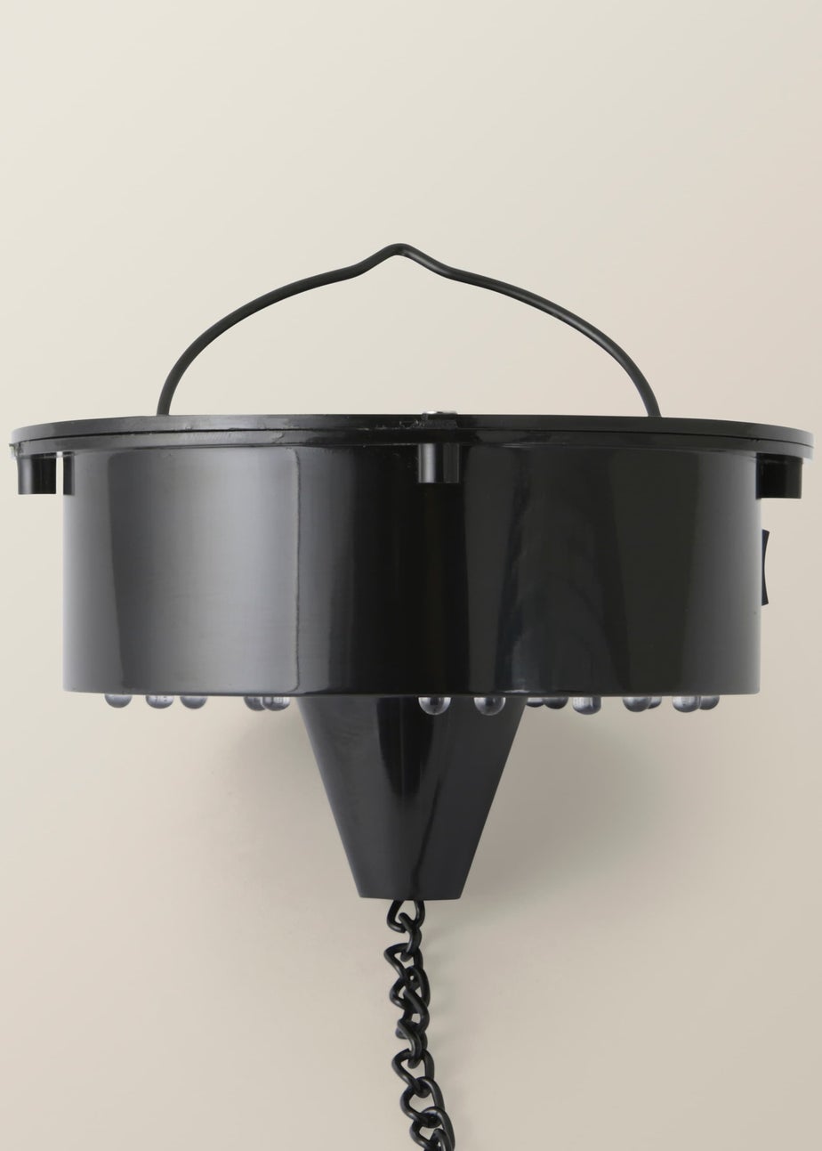 ValueLights Silver Rotating Disco Mirror Ball Ceiling Light (50cm x 20cm)