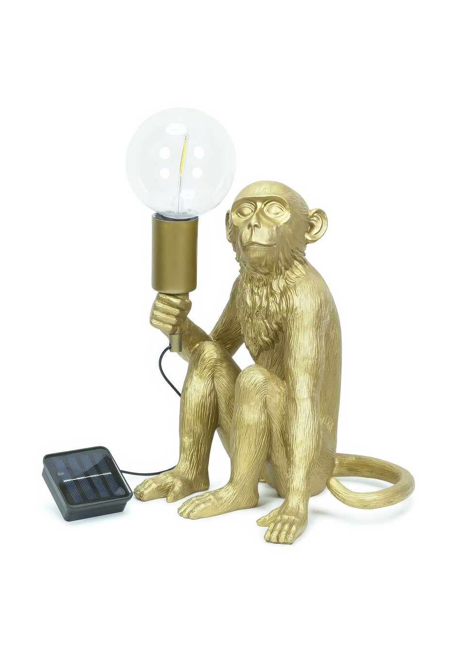 ValueLights Gold George Solar Light