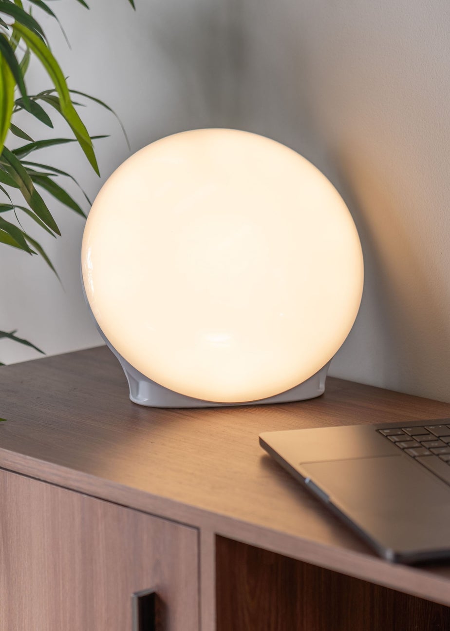 ValueLights White Daylight Wellness Therapy SAD Lamp (22cm x 24cm x 13cm)