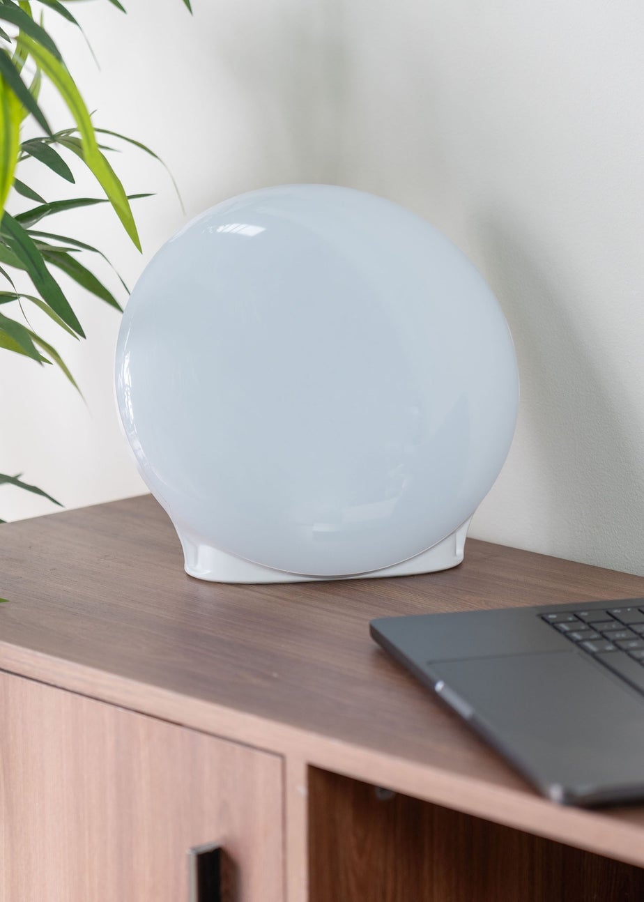ValueLights White Daylight Wellness Therapy SAD Lamp (22cm x 24cm x 13cm)