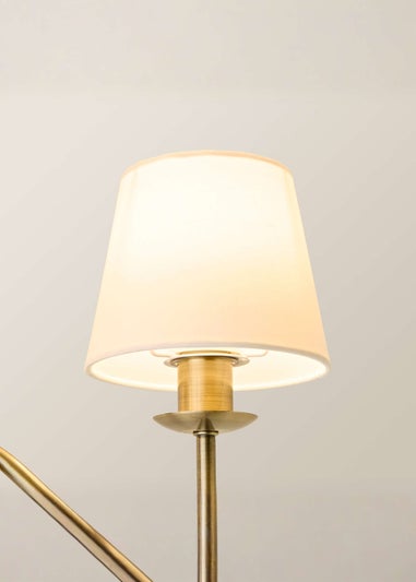 ValueLights Memphis Antique Brass 3 Way Ceiling Light