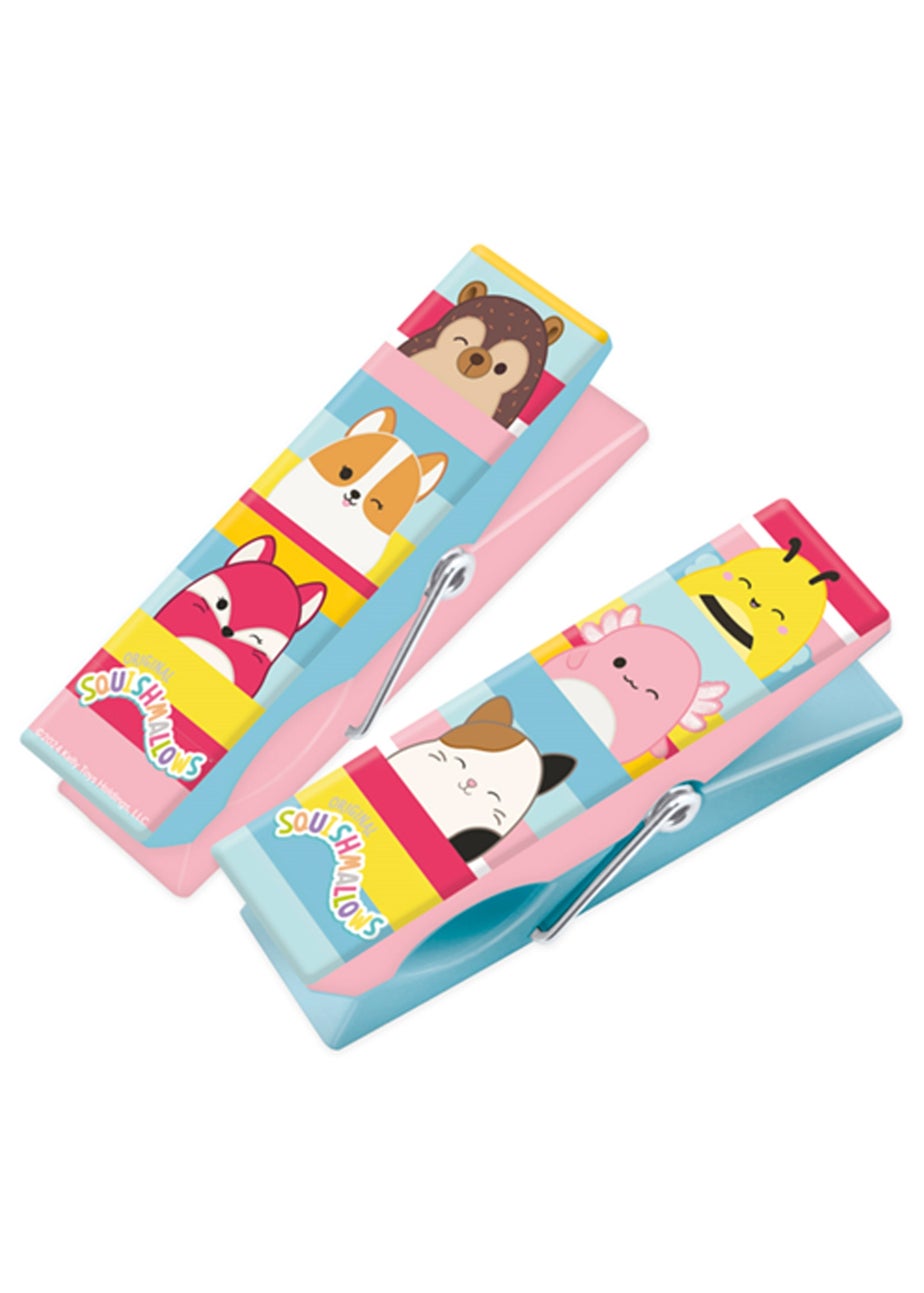 Squishmallows Stripes Beach Pool Towel Clips