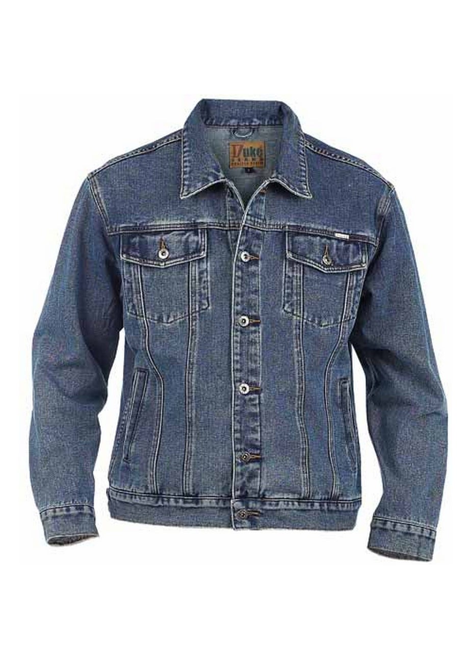 Duke Blue Trucker Western Denim Kingsize Jacket