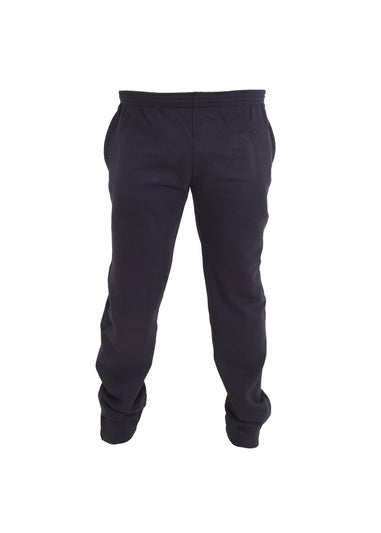 Duke Navy Albert Rockford Open Hem Kingsize Jogging Bottoms
