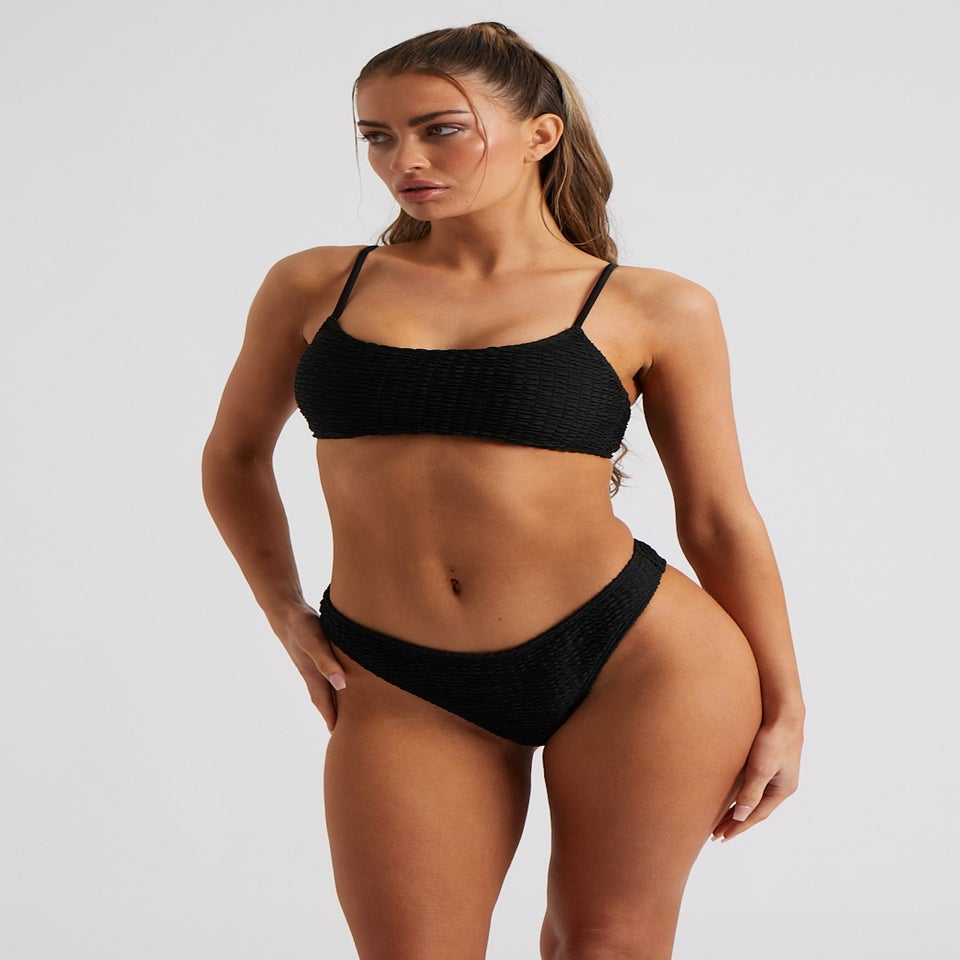 Urban Bliss Multi Sheered Plain Bikini Top