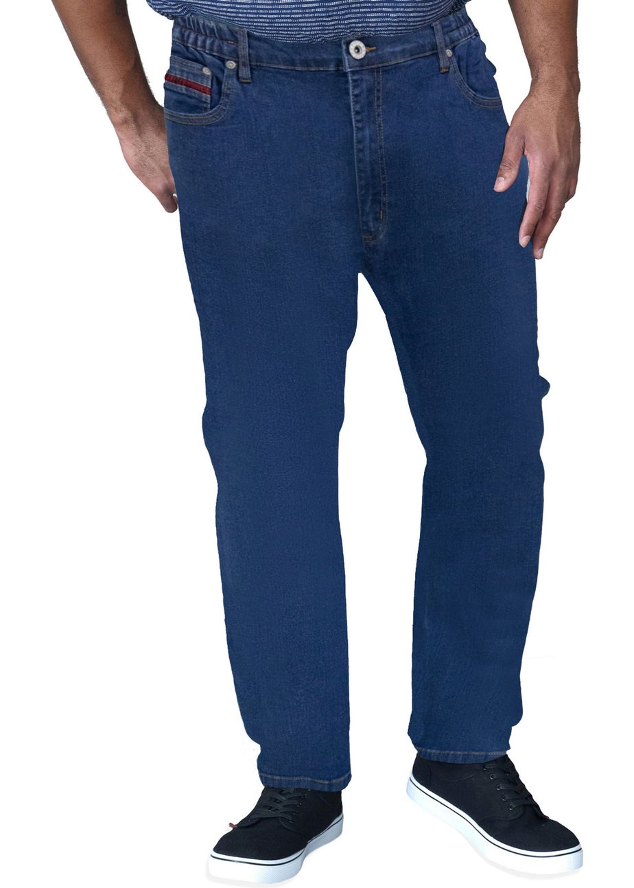 Duke Blue London Bailey Elasticated Waist Kingsize Jeans