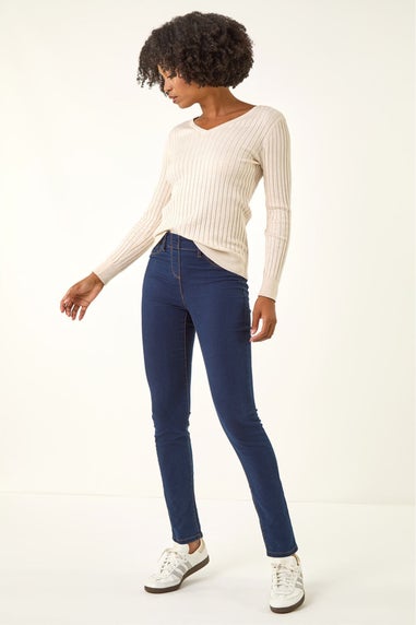 Roman Indigo 31'' Denim Stretch Jegging