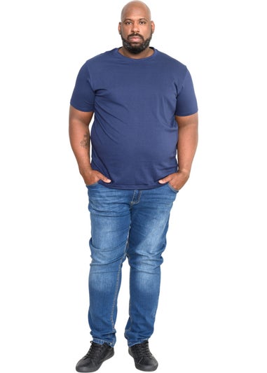 Duke Navy Kingsize Flyers-1 Crew Neck T-Shirt