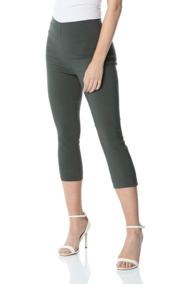 Roman Forest Cropped Stretch Trouser Capri Summer Leggings 3/4 Pedal Pushers