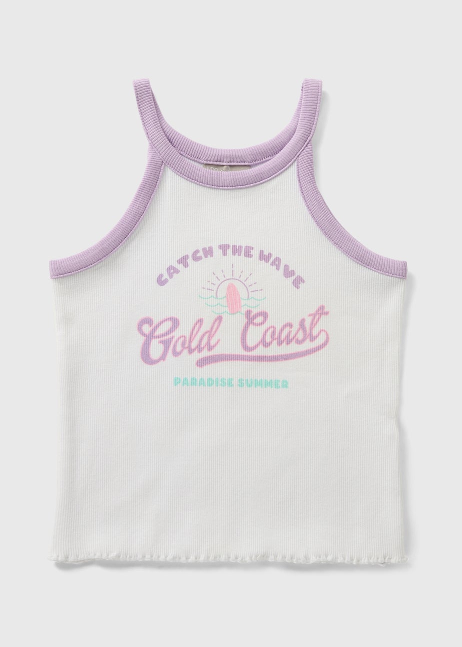 Girls Lilac Vest (7-13yrs)
