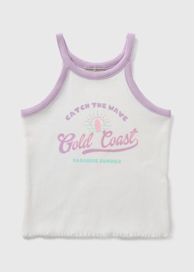 Girls Lilac Vest (7-13yrs)