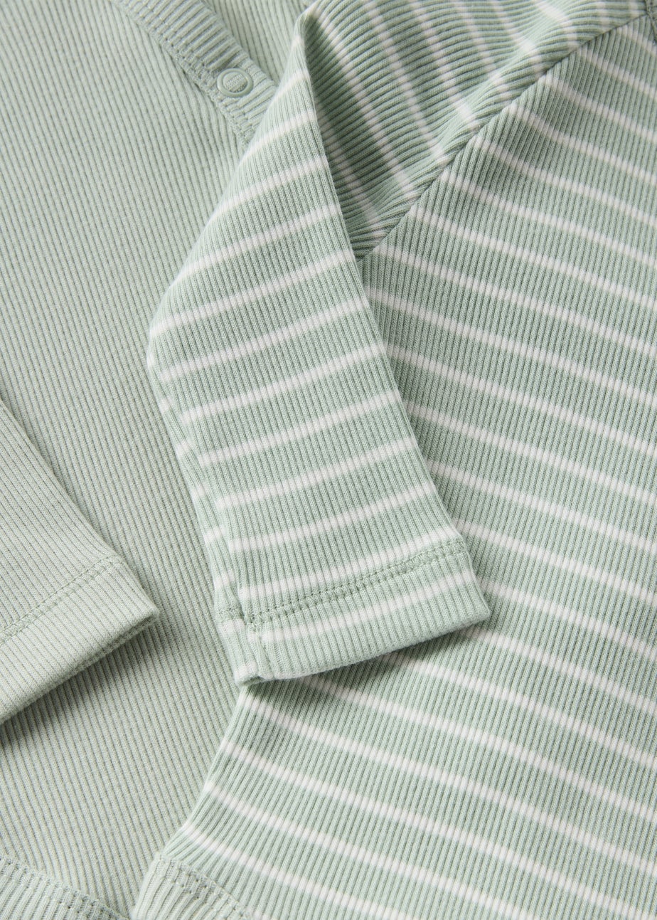 2 Pack Baby Sage Ribbed Bodysuits (Newborn-12mths)