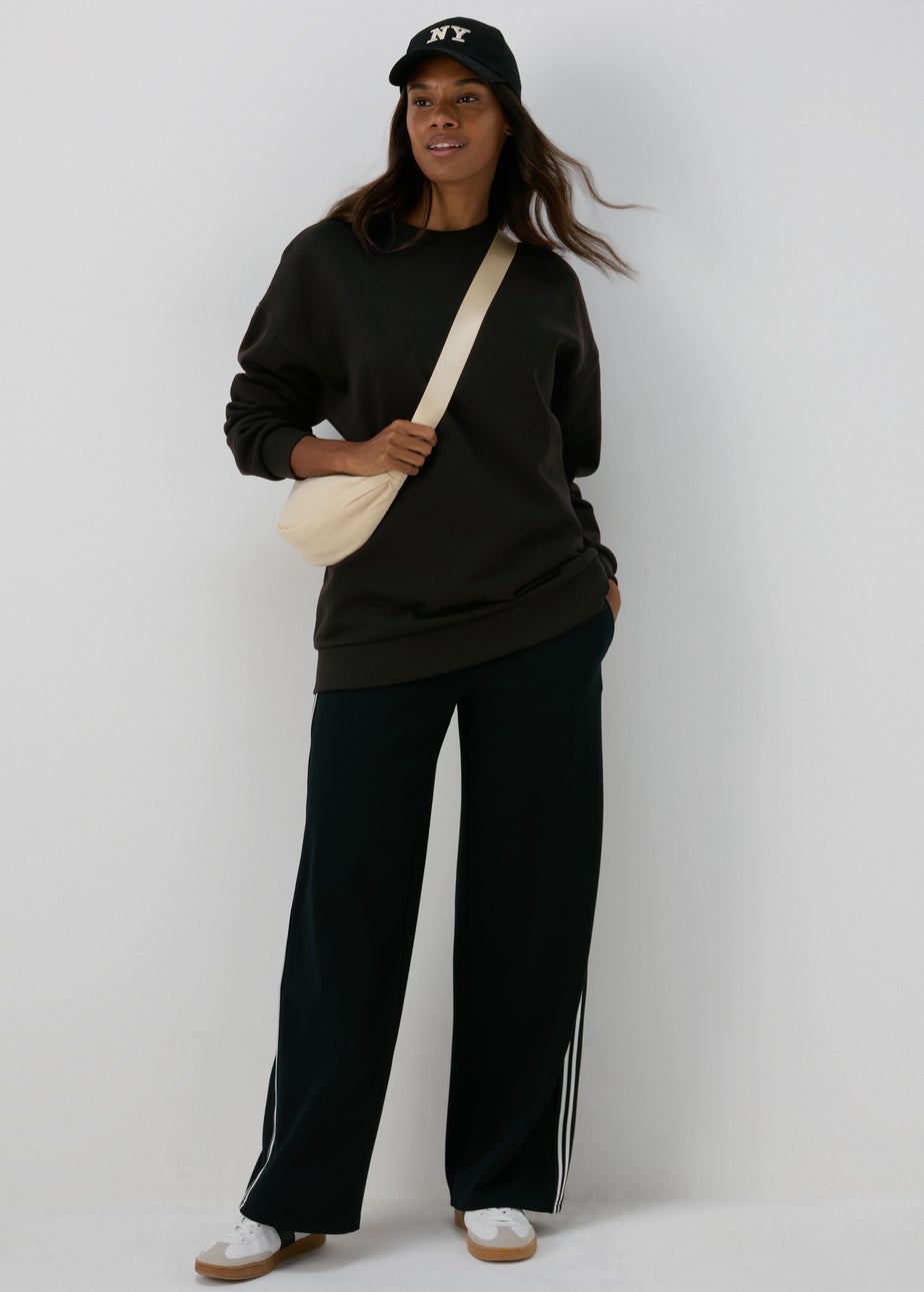 Black Longline Sweatshirt