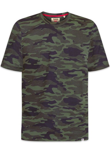 Duke Dark Green Gaston Camouflage T-Shirt