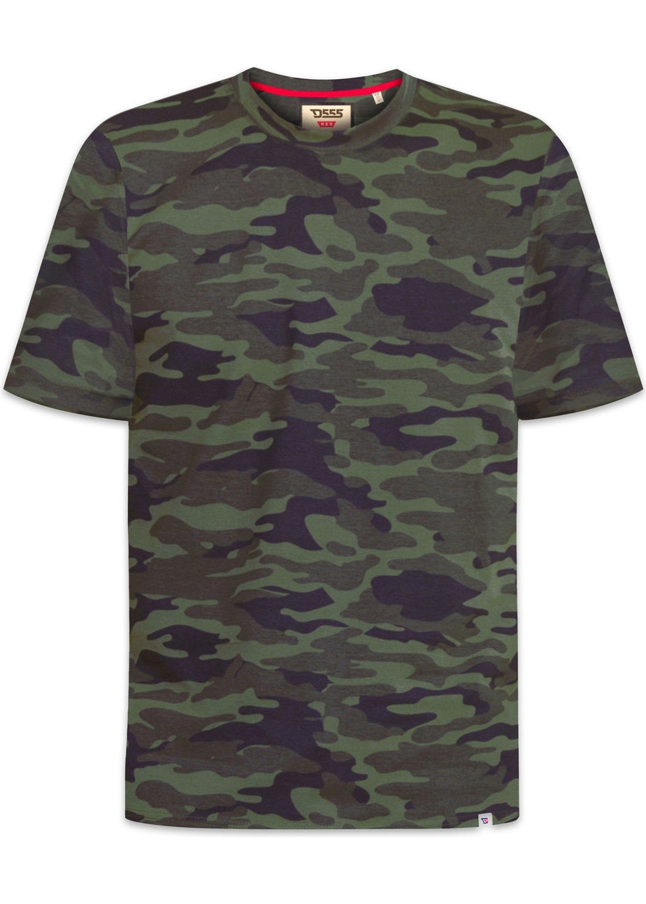 Duke Dark Green Gaston Camouflage T-Shirt