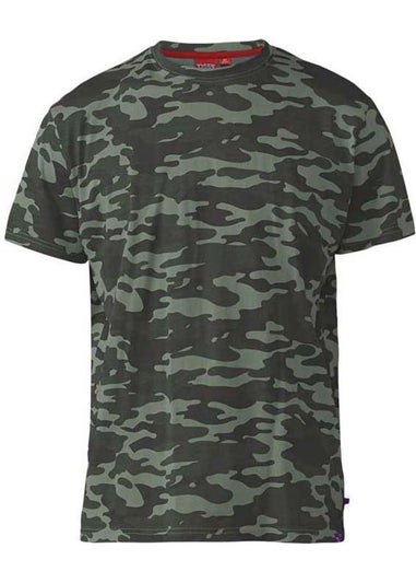 Duke Forest Green Gaston Camouflage Short Sleeved T-Shirt