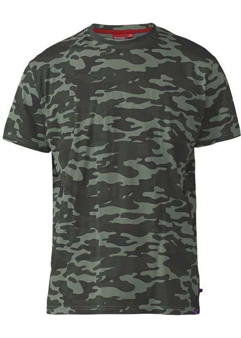 Duke Forest Green Gaston Camouflage Short Sleeved T-Shirt