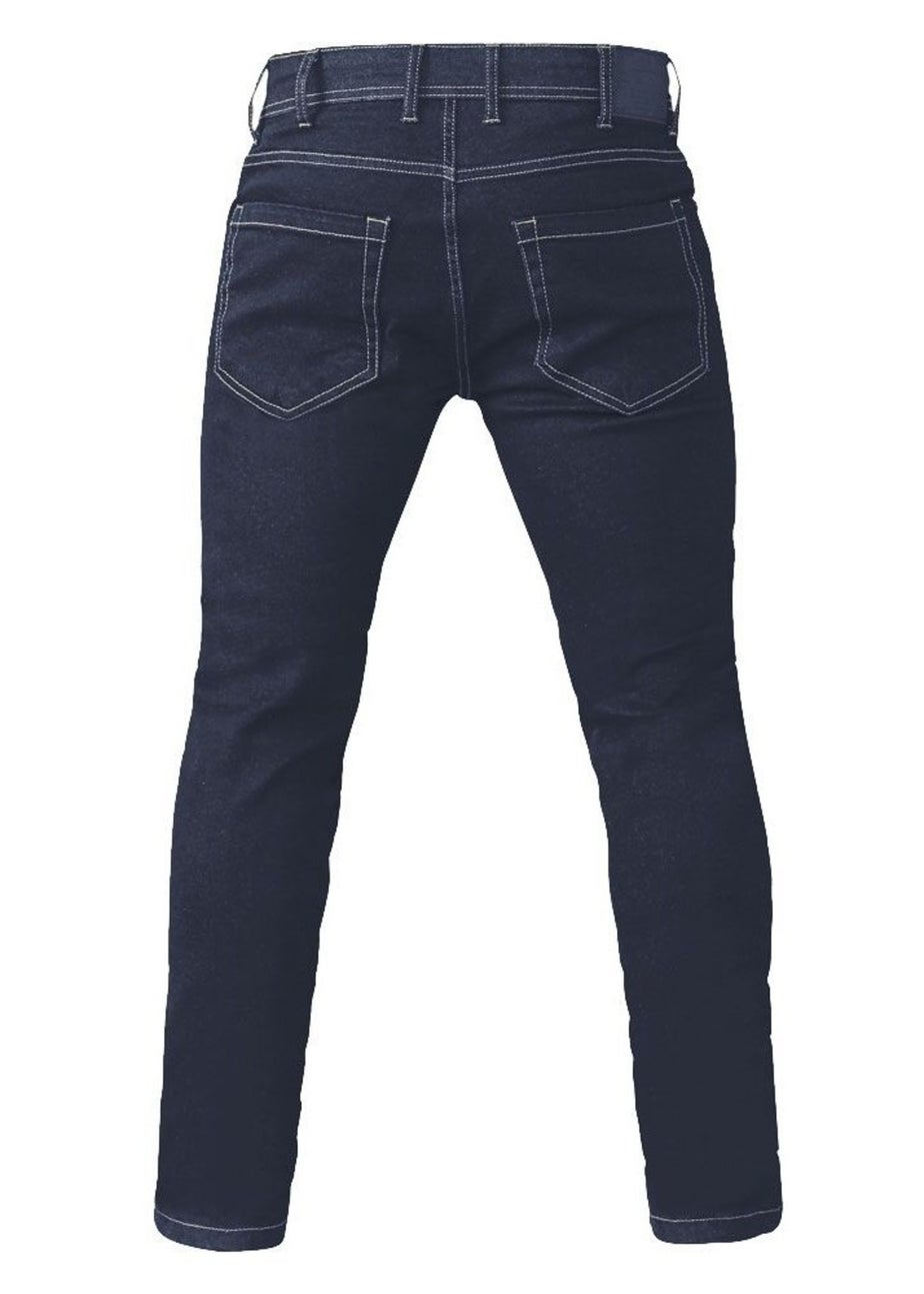 Duke Indigo Blue Cedric Stretch Tapered Jeans