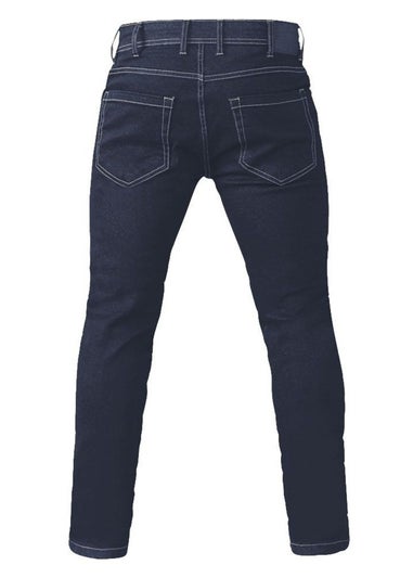 Duke Indigo Blue Cedric Stretch Tapered Jeans