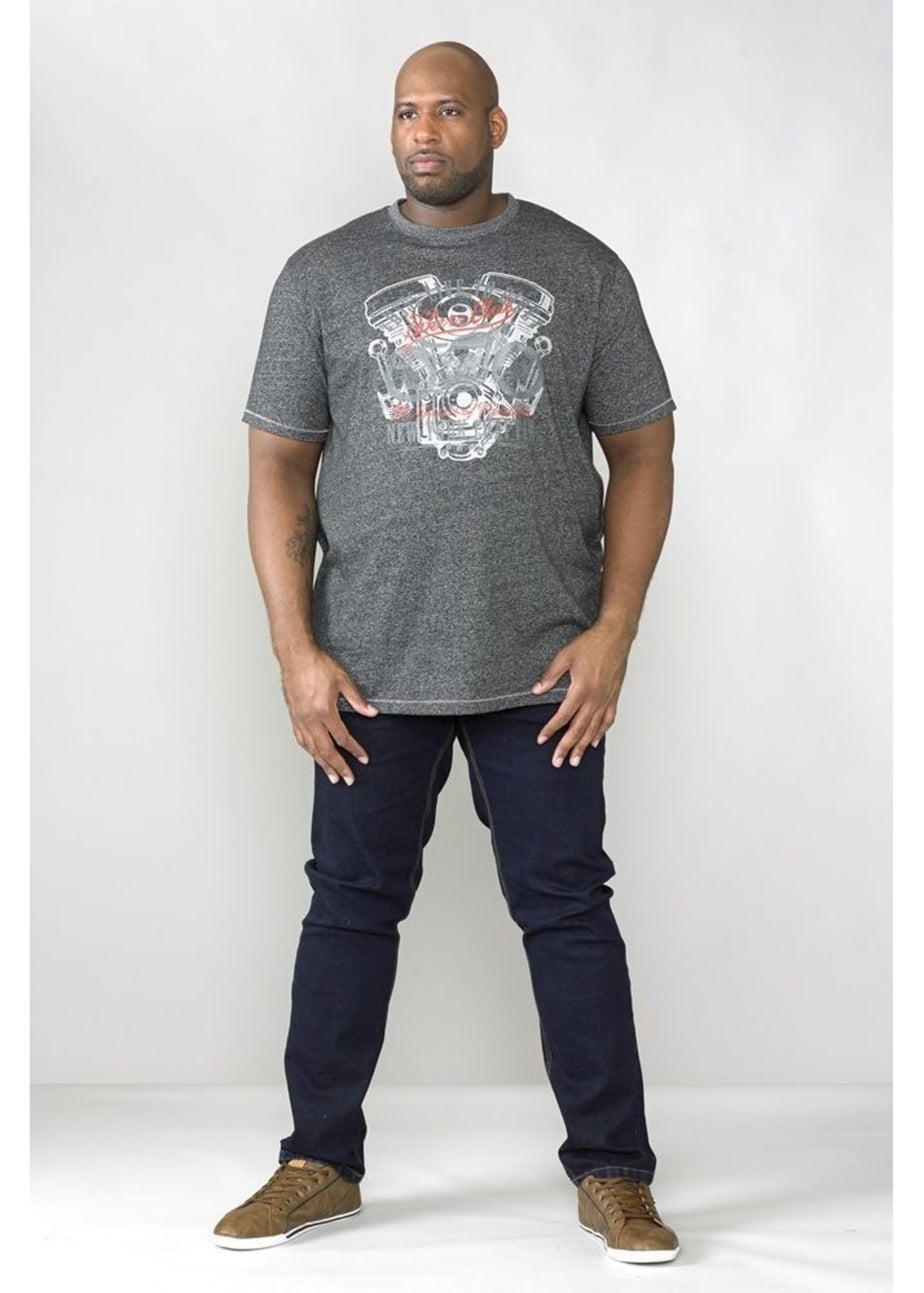 Duke Indigo Blue Cedric Stretch Tapered Jeans