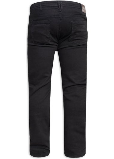 Duke Black Claude Stretch Tapered Stretch Kingsize Jeans