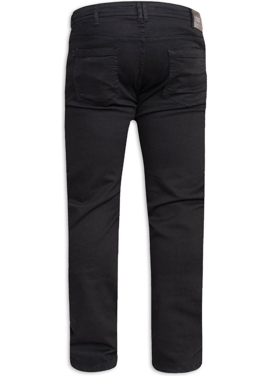 Duke Black Claude Stretch Tapered Stretch Kingsize Jeans
