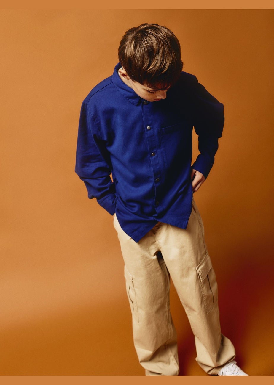 Name It Boys Beige Cargo Trousers (7-12yrs)