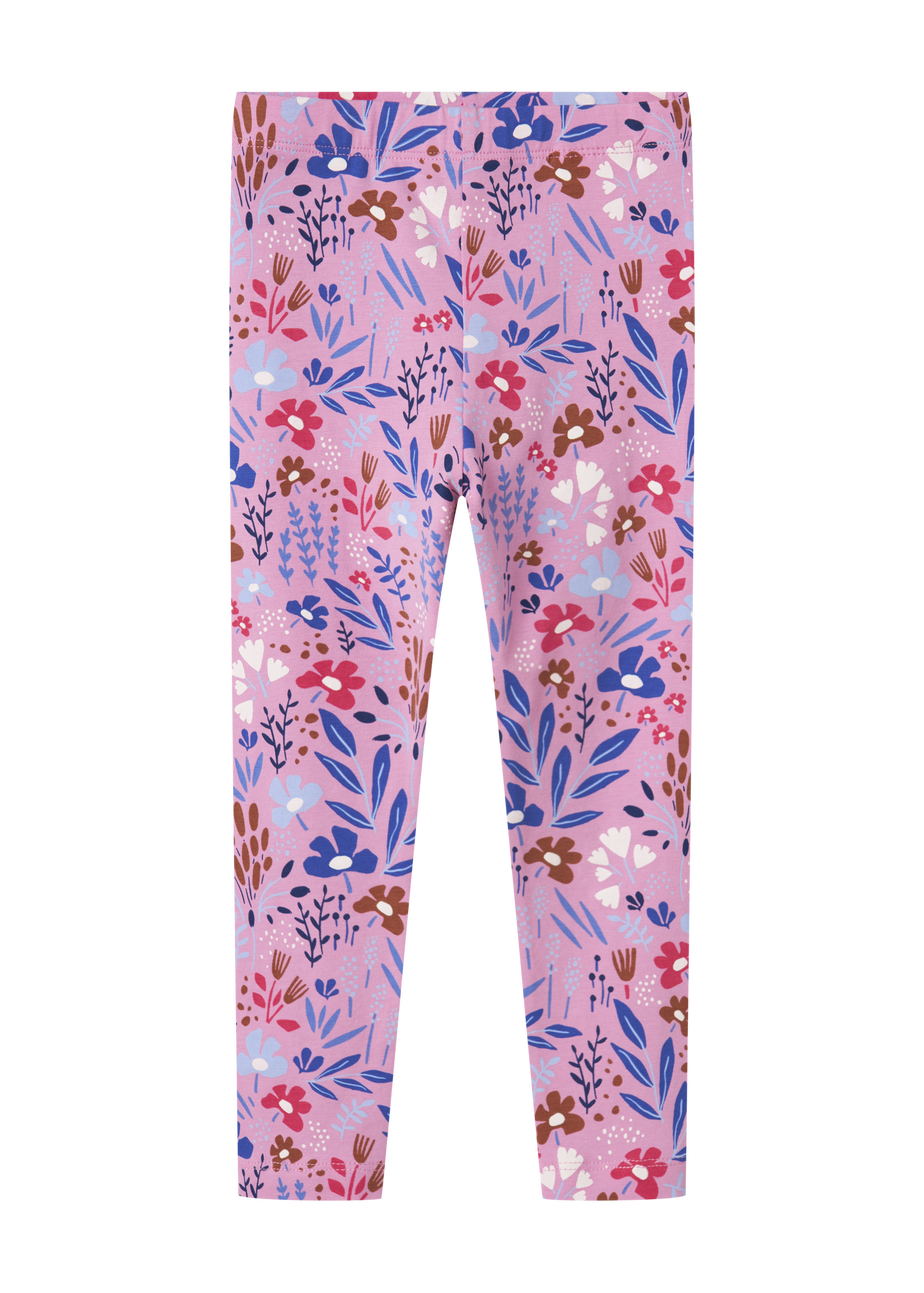 Name It Kids Pink Floral Leggings (1-5yrs)