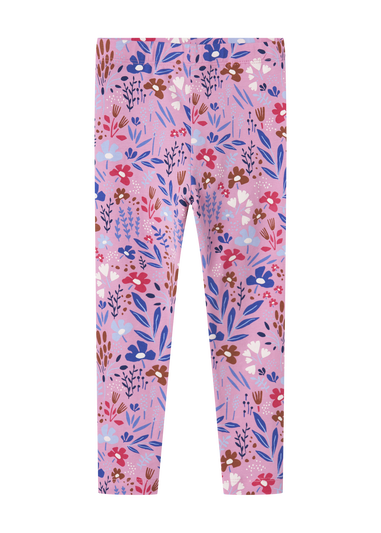 Name It Kids Pink Floral Leggings (1-5yrs)