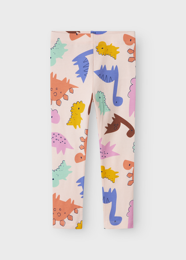 Name It Kids Pink Dinosaur Leggings (1-5yrs)