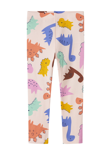 Name It Kids Pink Dinosaur Leggings (1-5yrs)