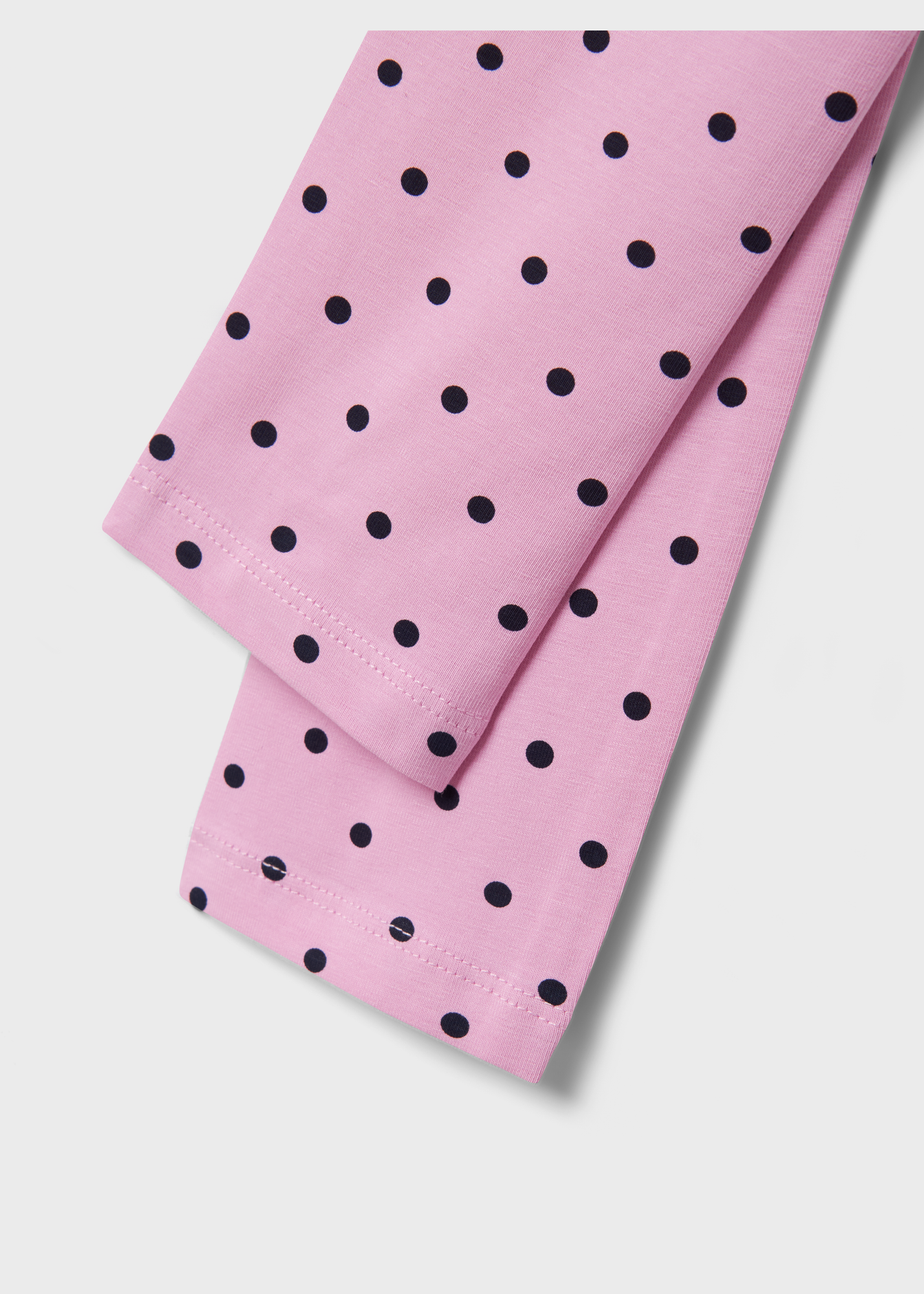 Name It Kids Pink Polka Dot Leggings (6-12yrs)