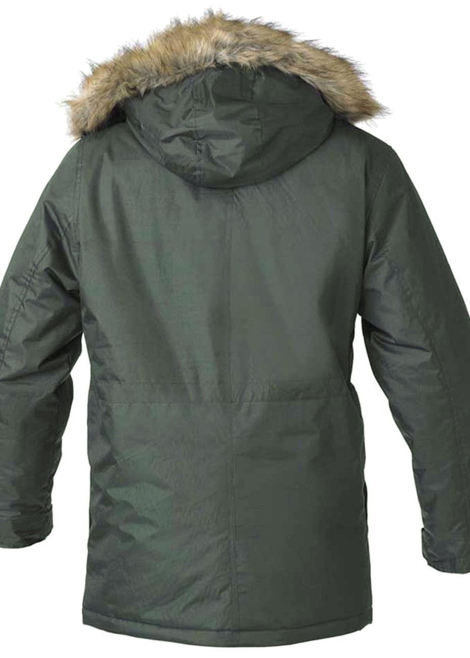 Duke Khaki Lovett Kingsize Faux Fur Trim Parka
