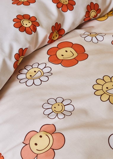 Sassy B Groovy Floral Reversible Duvet Cover Set