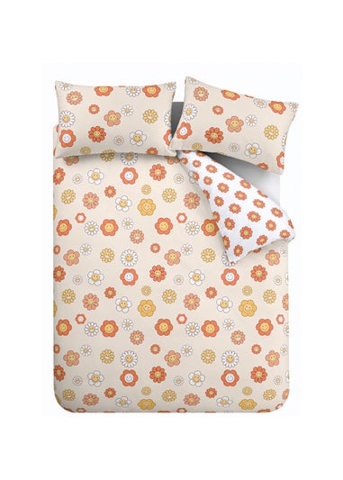 Sassy B Groovy Floral Reversible Duvet Cover Set
