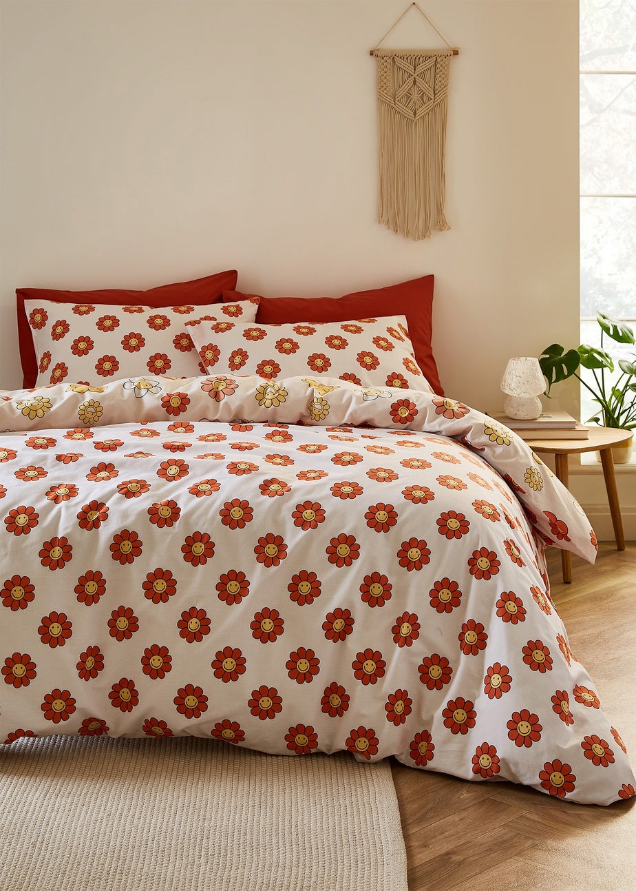 Sassy B Groovy Floral Reversible Duvet Cover Set