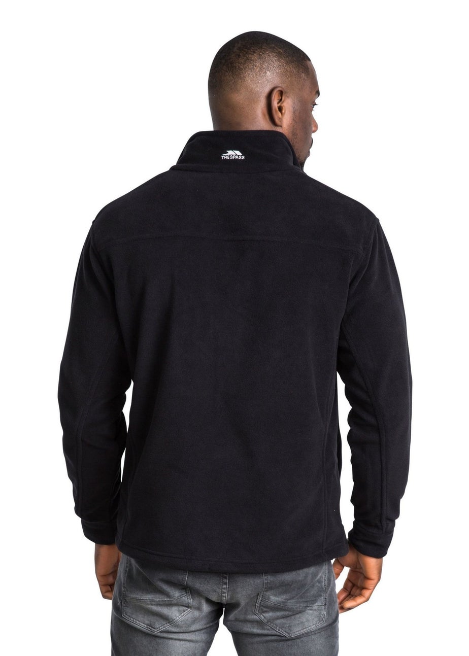Trespass Black Bernal Full Zip Fleece Jacket
