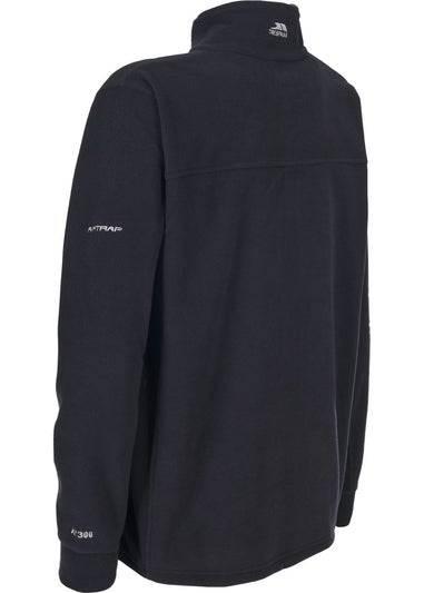 Trespass Black Bernal Full Zip Fleece Jacket