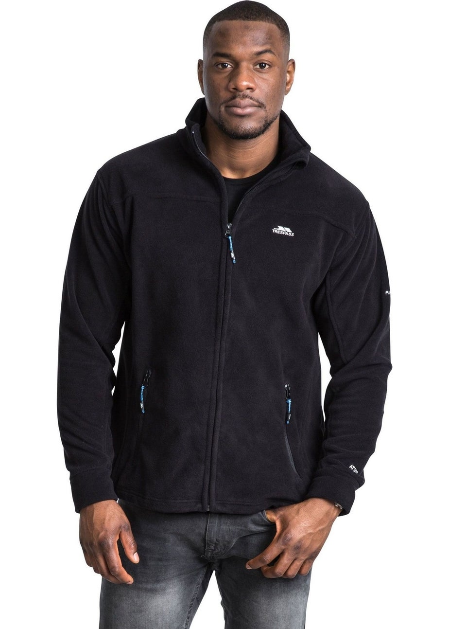 Trespass Black Bernal Full Zip Fleece Jacket