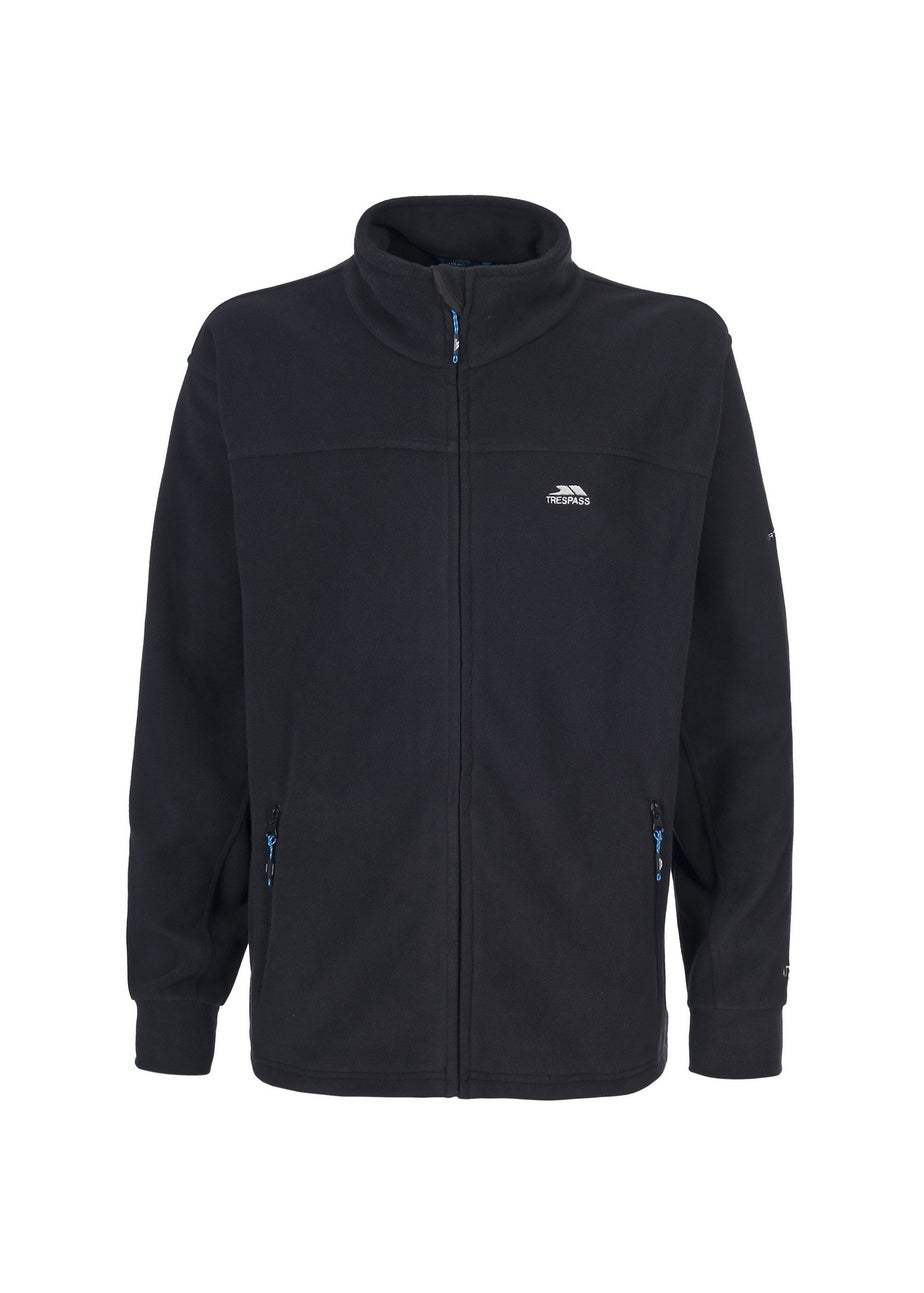 Trespass Black Bernal Full Zip Fleece Jacket