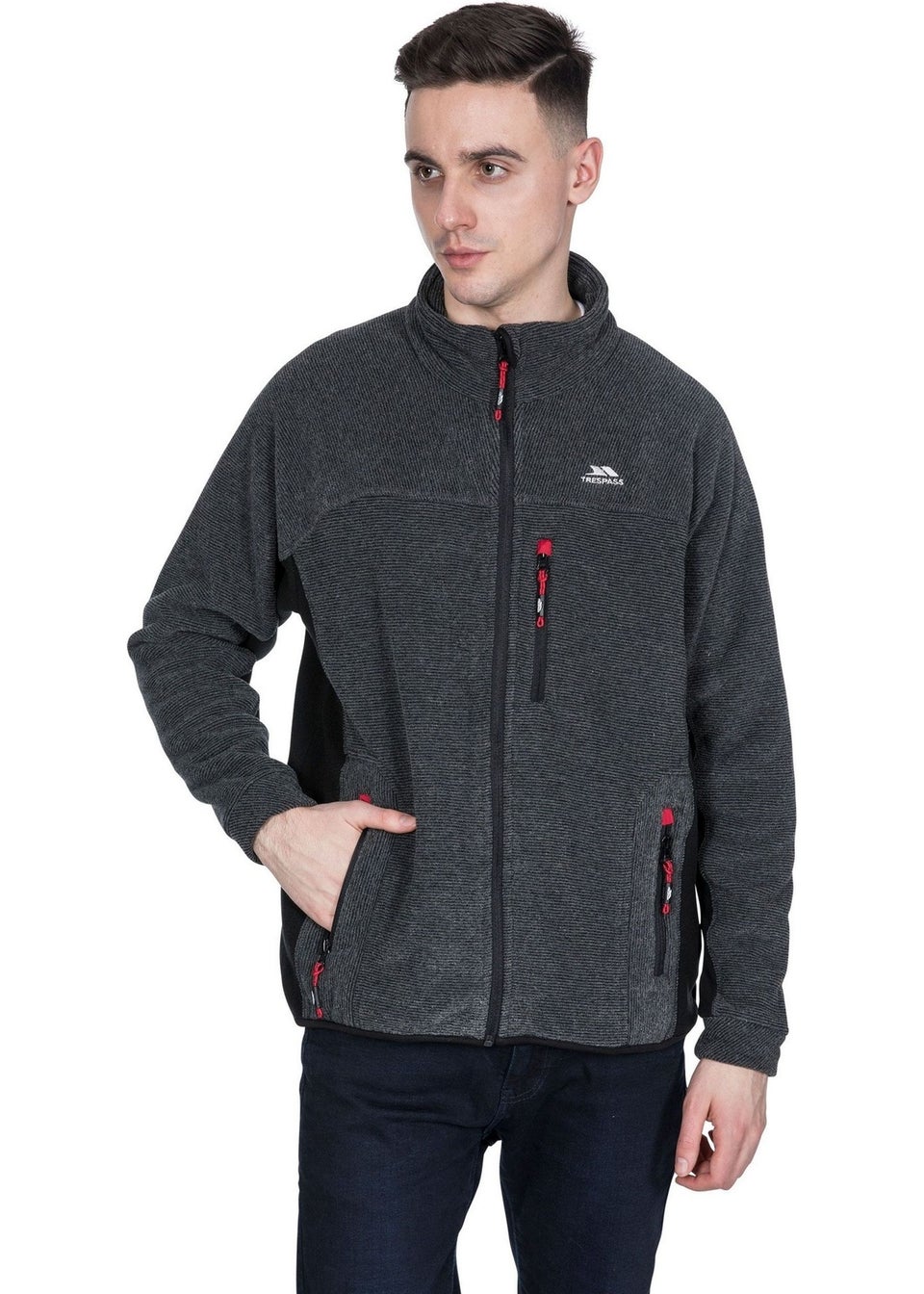 Trespass Black Jynx Full Zip Fleece Jacket