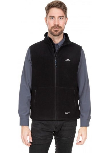 Trespass Black Othos II Full Zip Fleece Gilet